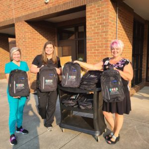 backpack giveaway event