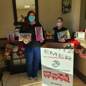 Dallas Dentist doing Community Event